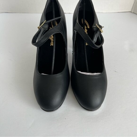 Capezio - Women's Manhattan Xtreme Tap Shoes - Black. Size: 4W. NIB. (1839) - Picture 10 of 16